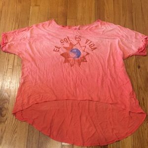 FREE PEOPLE HIGH LOW TEE
